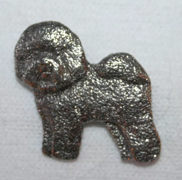 Bichon Frise Dog Fine PEWTER PIN Jewelry Art USA Made