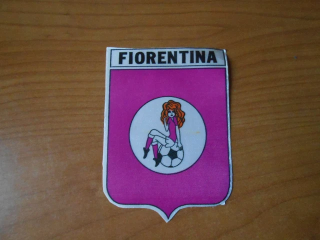 Autocollant Vintage Fiorentina AC – Sticker Football Italien, Cm 9, Neuf