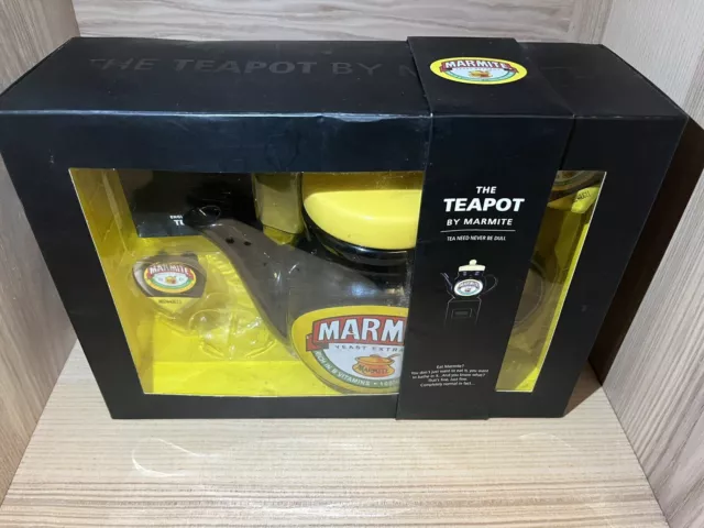 Marmite Teapot Ceramic Novelty Tea Pot Unopened Collectible Original Packaging