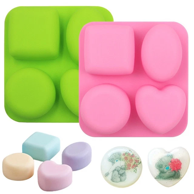 gâteau Moule de savon silicone Moule de bonbon de pudding Fournitures de savons