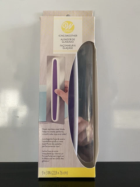 "Herramienta de decoración de pasteles Wilton helado más suave Sugarcraft 9"" x 3"