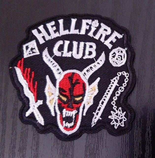 STRANGER THINGS HELLFIRE Club Sew Or Iron On Patch D D TV Show stranger-things-hellfire-club-sew-or-iron-on-patch-d-d-tv-show