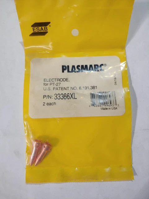 ESAB 33366XL POINTED ELECTRODE for PT-27 - QTY 2