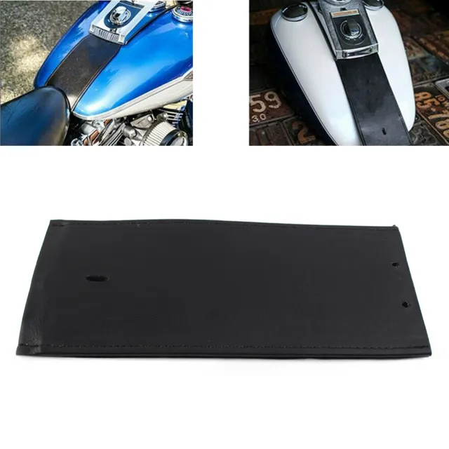 Plain Leather Gas Tank Panel Bib No Design Simple Smooth For Harley Davidson UK