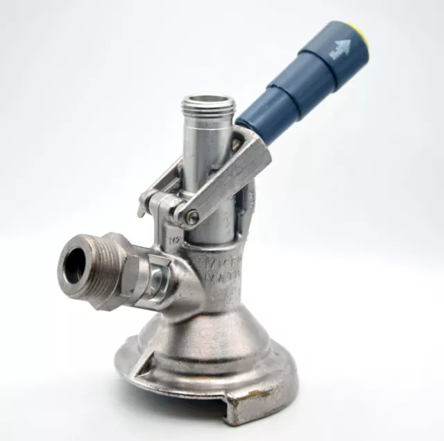 Zapfkopf Flachfitting Typ A von Mirco Matic Keg Verschluss Zapfanlage CO2 5/8