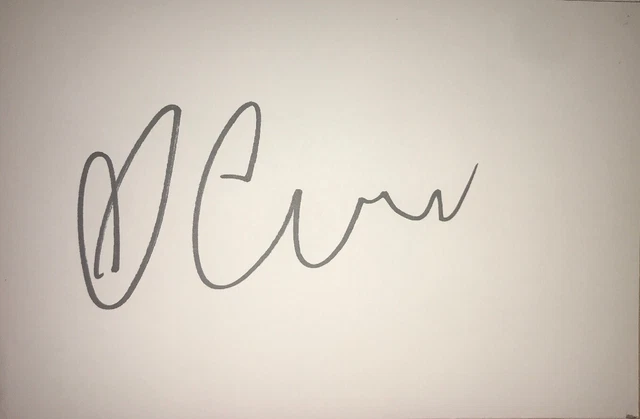 Cat Deeley Signed 6X4 White Card Tv Autograph Presenter & Model Fame Academy