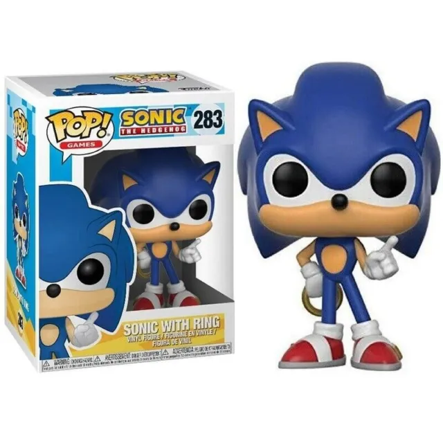 Funko POP ! Vinyl - 283 - Sonic with ring  IN STOCK