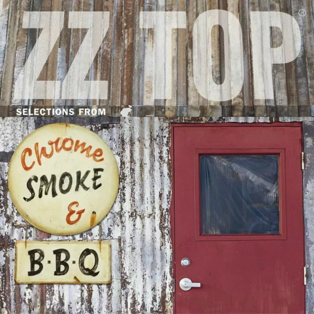 " ZZ TOP Chrome Smoke & BBQ " album Cover POSTER