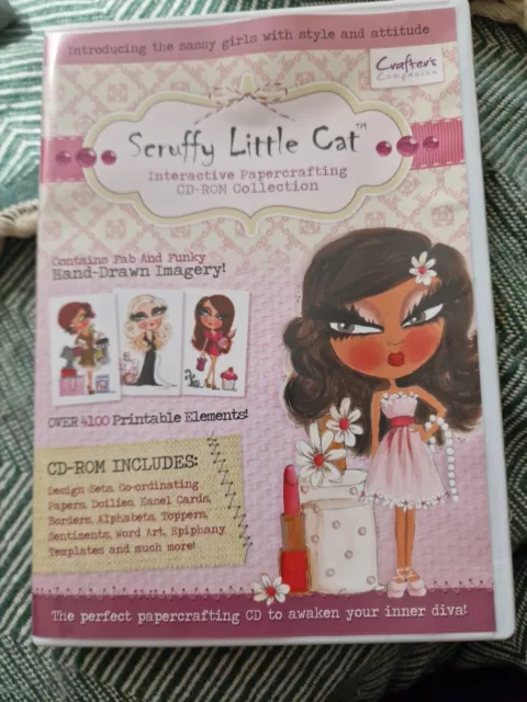 Scruffy Little Cat - Crafter's Companion Papercrafting CD-ROM