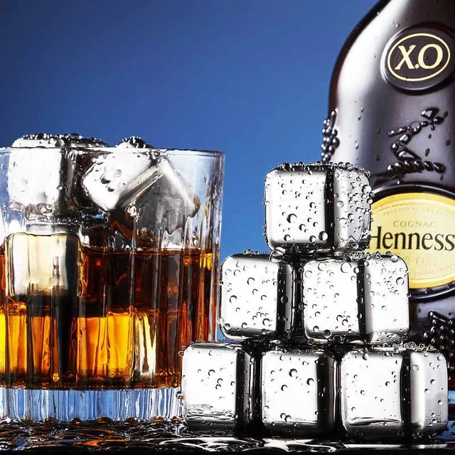 304 Stainless Steel Ice Cubes Quick Frozen Ice Cubes Whiskey Steel Ice Cube UK