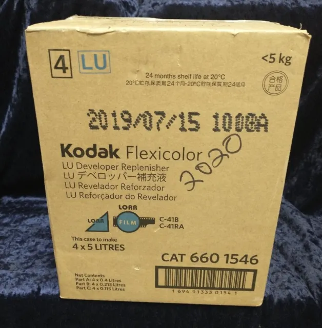 Reposición para desarrolladores Kodak Flexicolor LU (caducado 2019/sin abrir) C-41B/C-41RA
