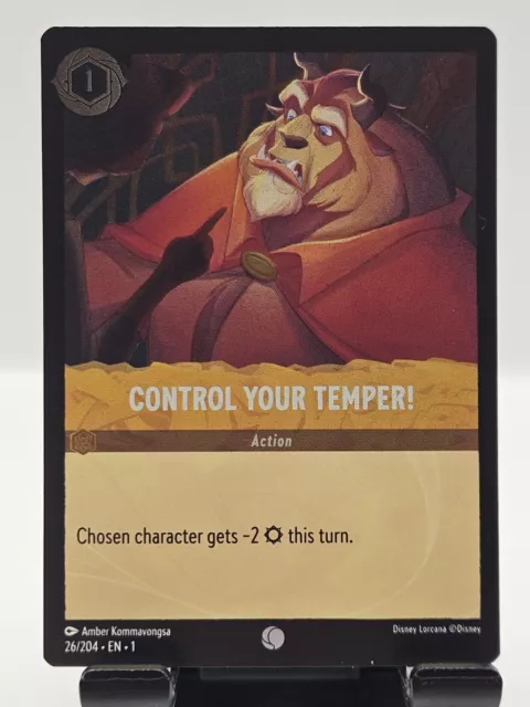 Disney Lorcana TCG Singles |  Control your Temper! 26 | NM/M | Foil | Syd