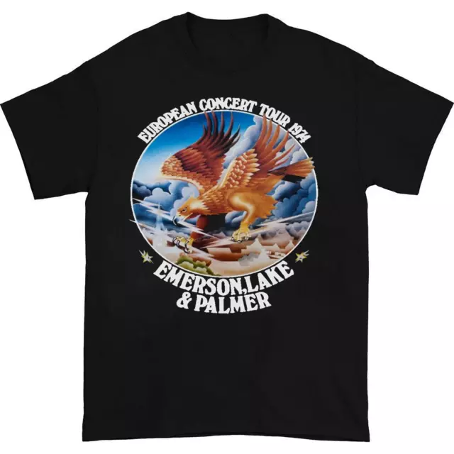 Emerson, Lake & Palmer Band Concert Tour 1974 All Size T-shirt S4514