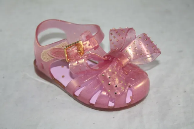 Melissa 32443-13538: Toddler's Mini Aranha XIII PINK GLITTER SANDAL