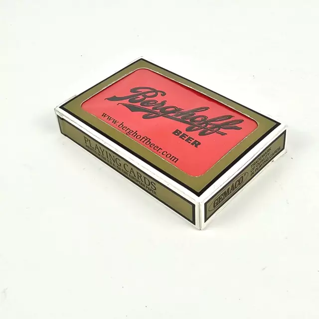 Vintage 1990'S Nos Berghoff Beer Playing Cards!