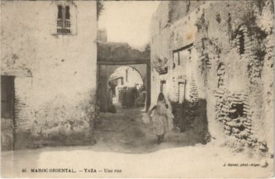 281060 Sommet Seben BAB-Taza CPA AK MAROC Mitrailleurs surveillant 