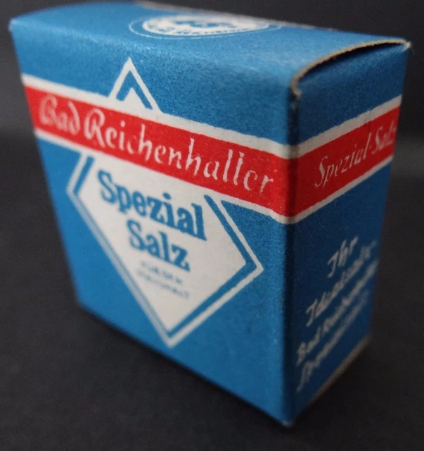 Bagno Reichenahller Spezial-Salz Nostalgia Imballaggio Negozio Miniatura