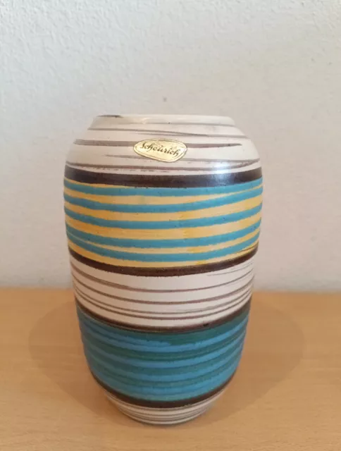 Vase Scheurich 238 - 18 Keramik West German Pottery  Vintage Midcentury 50er GP