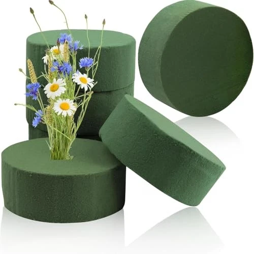 Lot De 12 Blocs De Mousse Florale Humide Verte – Pour Arrangements Frais, Mariage, Décoration Maison