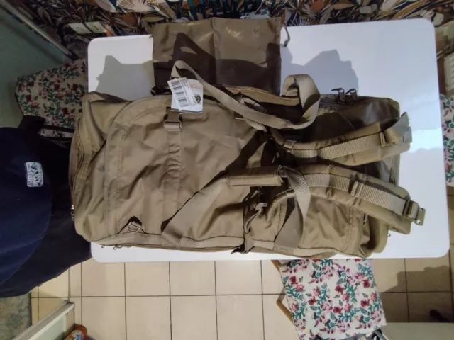 Sac A Paquetage Félin Coyote 80 Litres De L'armée Française -Neuf