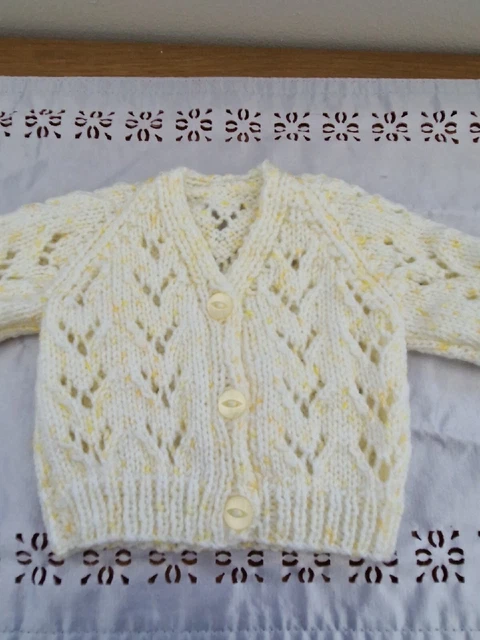 hand knitted baby cardigans