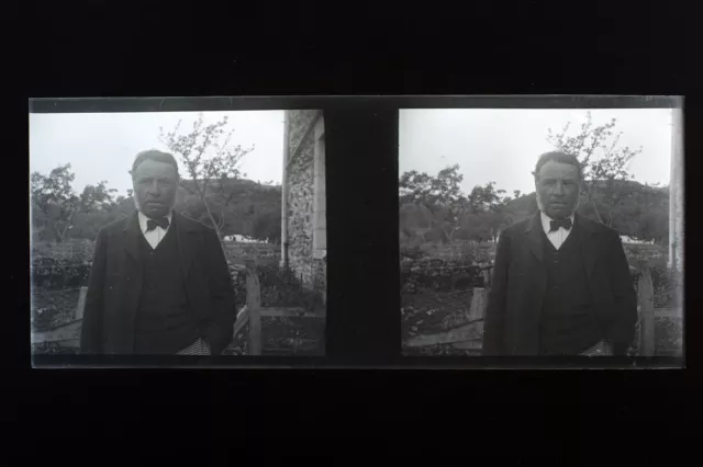 France Famille Photo NEGATIF PL51L27n14 Plaque de verre Vintage 1909
