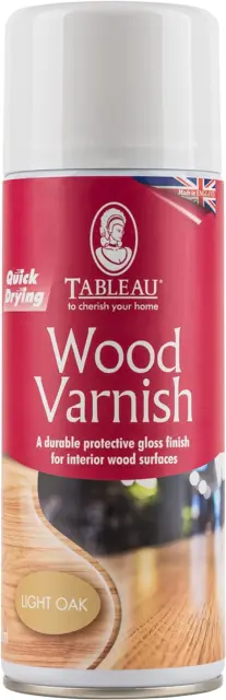 Vernice legno Tableau, rovere chiaro, macchie e superfici in legno lucido in una sola volta. 400 ml