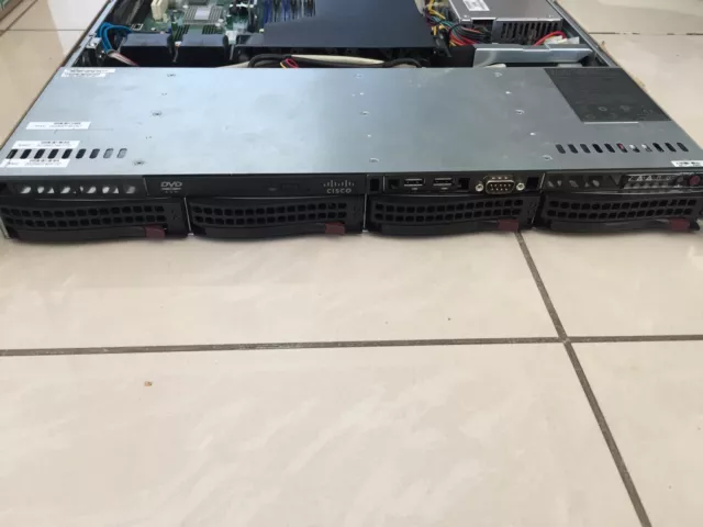 Cisco 1RU server for CCTV,security,etc