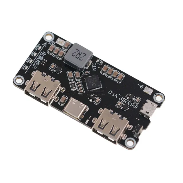 IP5328P Dual USB 18650 treasure Tpye-c 3.7V to 5V 9V 12V Step up Circuit Board