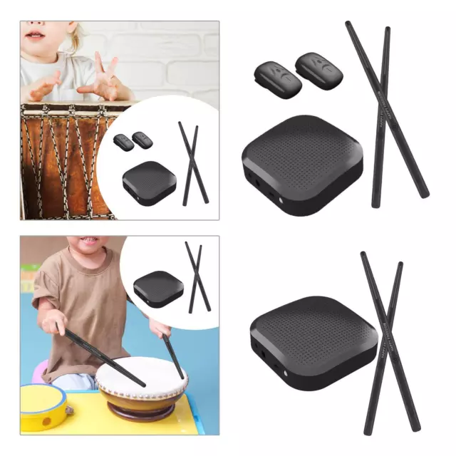 Air Electronic Drumstick mit Audio-Adapter, tragbares Air-Drum-Set für