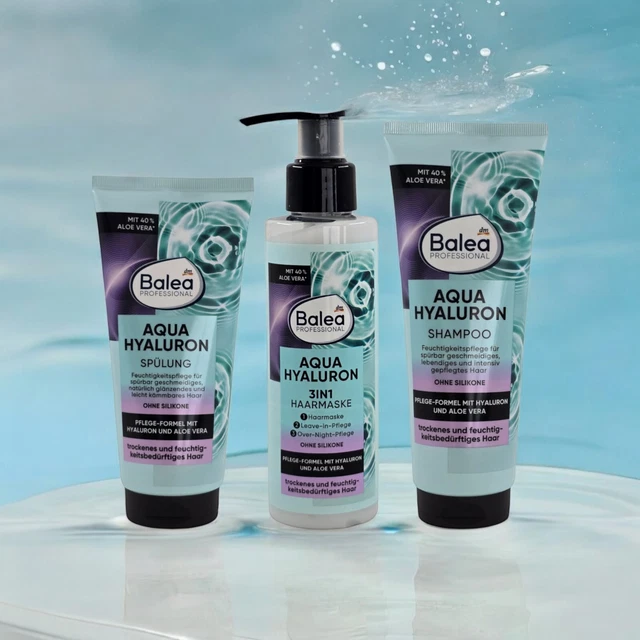 BALEA PROFESSIONAL AQUA Hyaluron Hair Care Kit - Idratante Intensivo EUR  21,90 - PicClick IT
