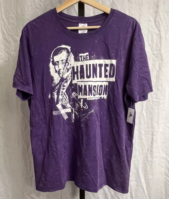 Disney Parks The Haunted Mansion Master Gracey Graphic Purple T-Shirt - Size XL