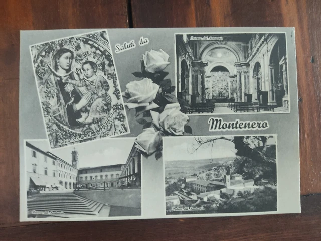cartolina - MONTENERO, LIVORNO - Santuario della Madonna delle Grazie - non viag
