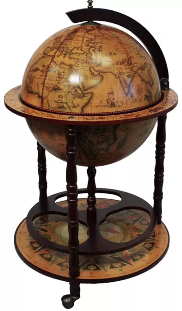 16th Century Italian Old World Globe Bar
