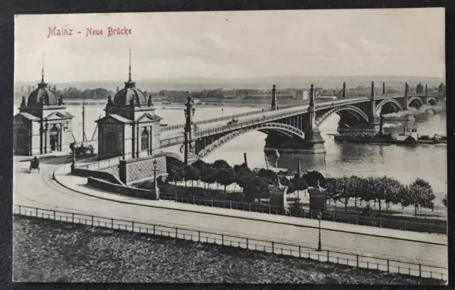 sehr alte PK „Neue Brücke“ von Mainz 55116 Rheinland-Pfalz / Zustand gut