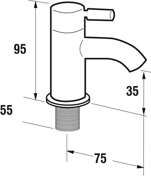 Francis Pegler Visio Basin Taps Pair- 4k4016