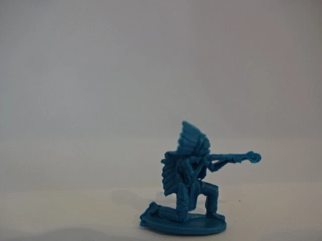 Alte Sammelfigur / Red Cloud schießend / Blaue Variante