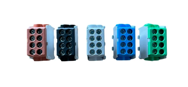 Pollmann HLAK Hoofdaansluitklem 25mm² | 4-polig Grijs | Voor DIN Rail