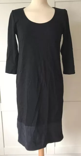 Mamalicious Black Maternity Classic Stretch Jersey Dress Small Great Condition