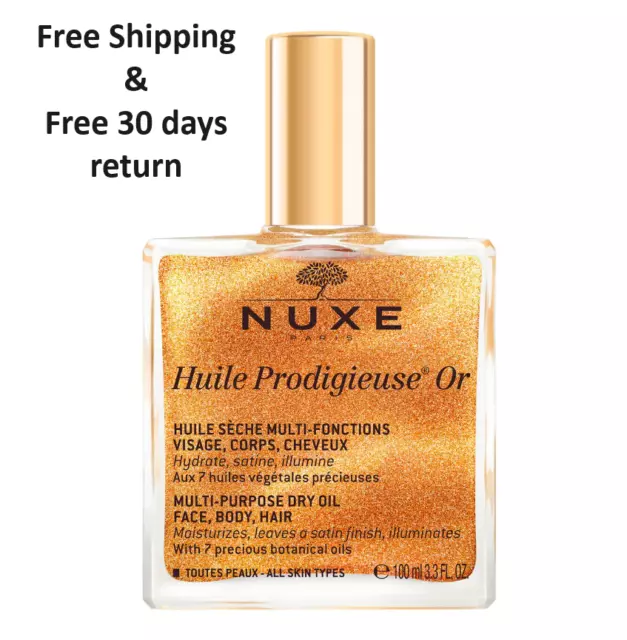 Nuxe Huile Prodigieuse OR Golden Shimmer Multi Purpose Dry Oil (100ml /3.3 floz)