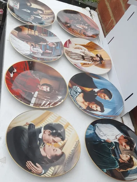 Gone With The Wind, Decorative Plates, 1939 Romance Drama, VGC, £6.99 Per Plate