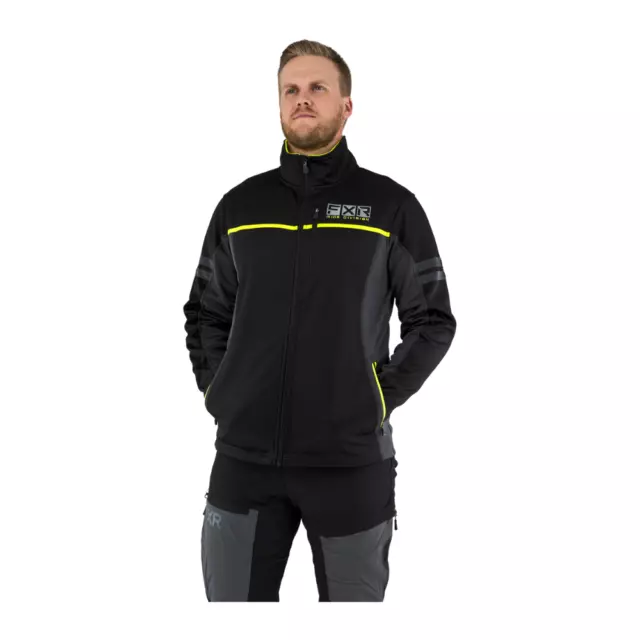 FXR Racing Elevation Mens Tech ZIP-Up Jacket with Tonal flat-lock seaming 2