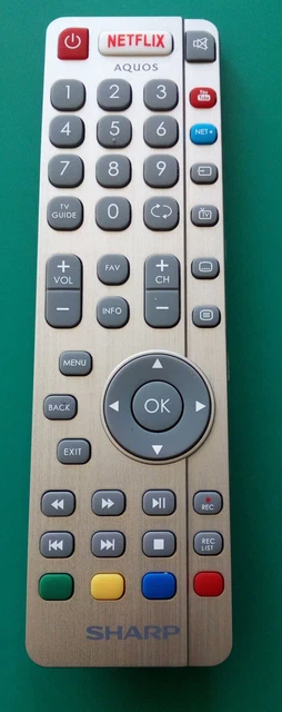Télécommande TV D'origine Pour Sharp LC32D12E Télécommande TV D'origine Pour Sharp LC32D12E