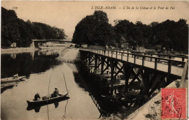 CPA L'Isle-Adam - L'Ile de la Cobue et le Pont de Fer (290459)