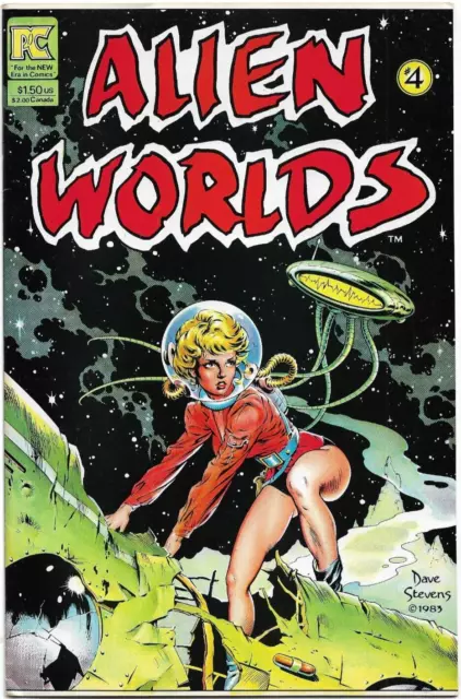 Alien Worlds#4 Vf/Nm 1983 Dave Stevens Art Pacific Bronze Age Comics