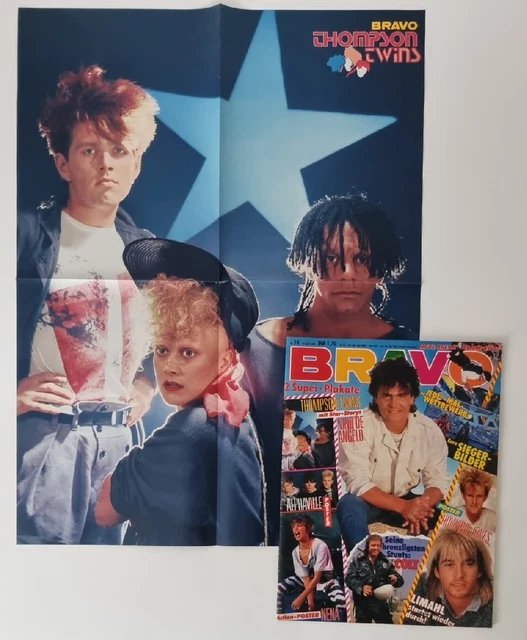 Bravo 16 vom 12.4.1984 Nino ~ Komplett mit Thompson Twins Superposter (D1082)