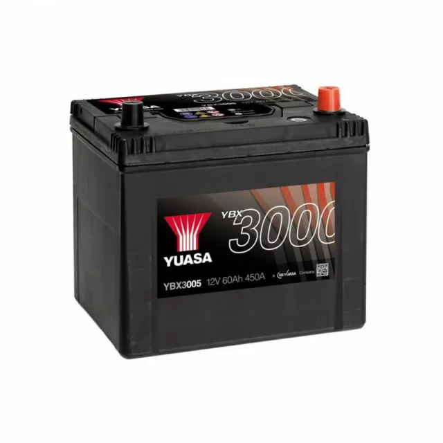Batterie Yuasa SMF YBX3005 12V 60ah 500A
