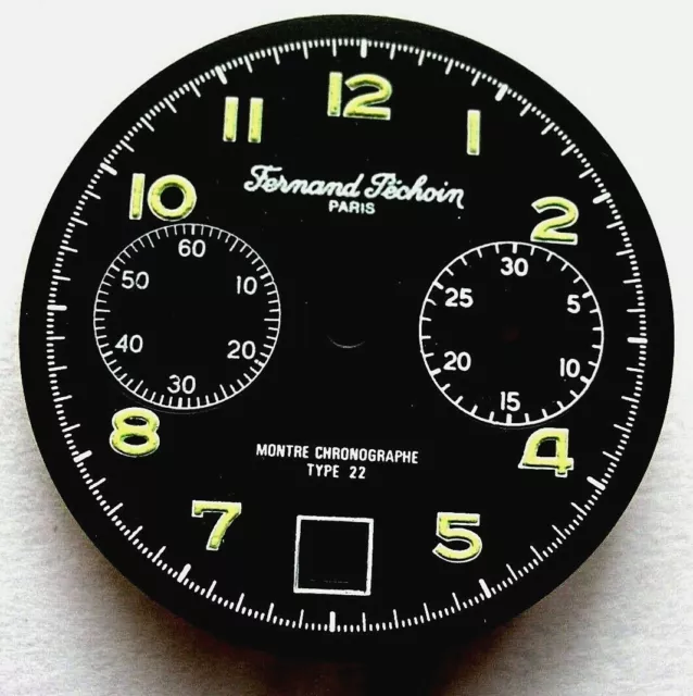 Dial cadran same chronographe Péchoin 31,8 mm VALJOUX 234 Type 22 Military watch