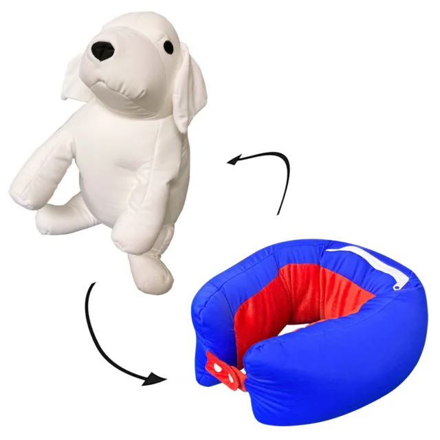 Kids Air Travel Inflatable Support Airplane Rest Sleep Head Neck Pillow Cushion