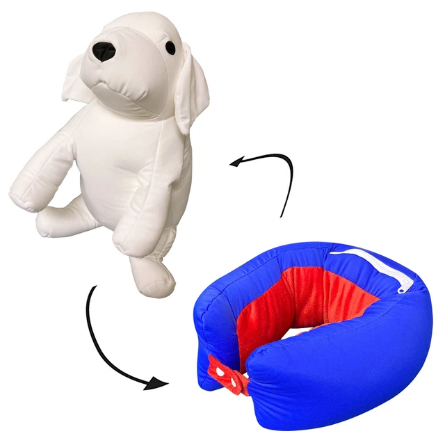 Kids Air Travel Inflatable Support Airplane Rest Sleep Head Neck Pillow Cushion